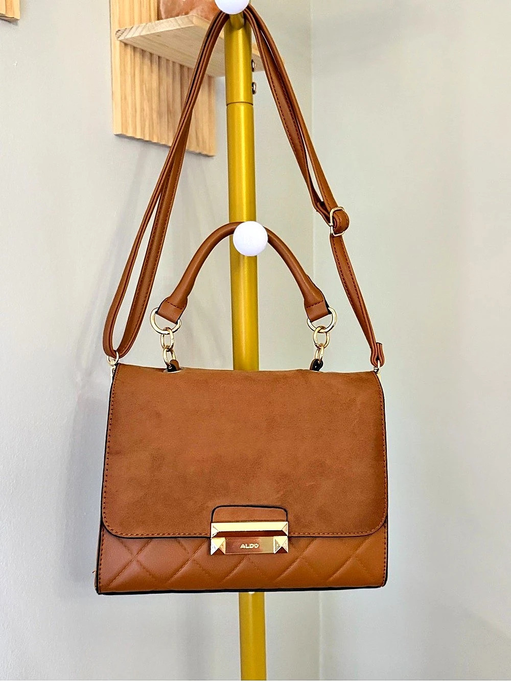 ALDO Brown Shoulder Bag Like New